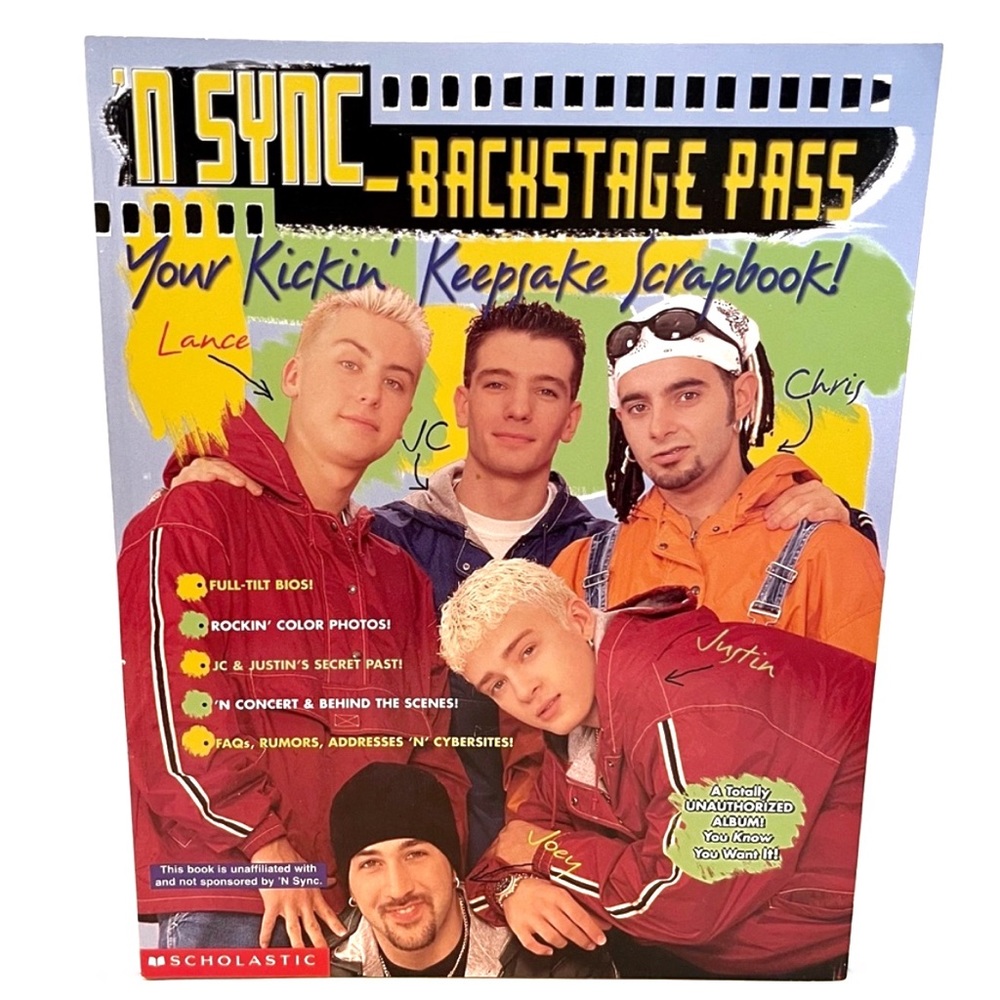 Vintage 1999 Scholastic NSYNC Band Magazine Justin Timberlake Lance Bass Chris